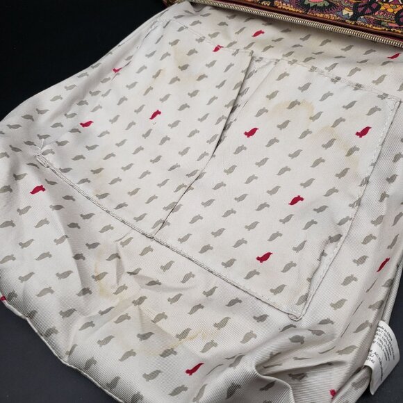 Sakroots Artist Circle Flap Crossbody Elephant Charm Tassel Bag Embroidered - Picture 12 of 13